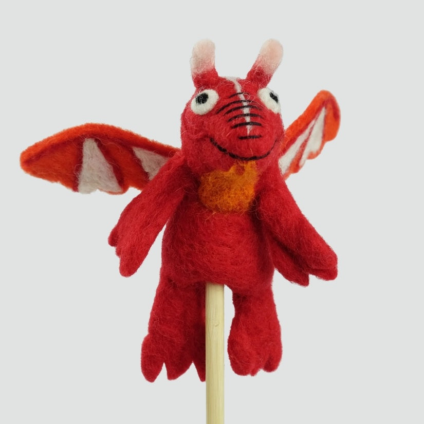 Felt Finger Puppets Dragon Creative Women of the World
