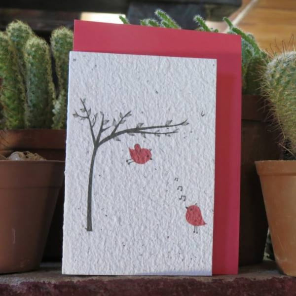 Growing Paper Greeting Card