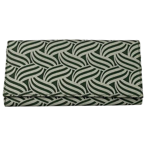 Sustainable Screen Print Wallet Fall Prints: Army Green