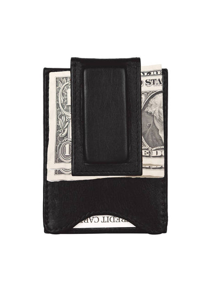 Diego Upcycled Leather Money Clip Card Wallet