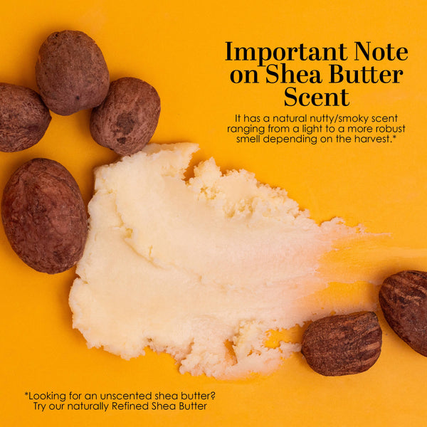 Raw Shea Butter for Skincare & Body Butter Unrefined (Jar)