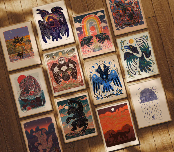 Be Who You Need - 8x8 Nature Wilderness Art Print 