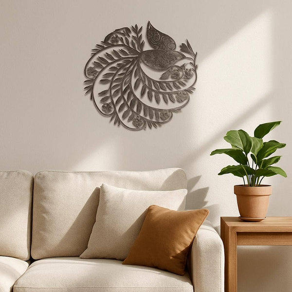 Fanciful 3D Bird Round