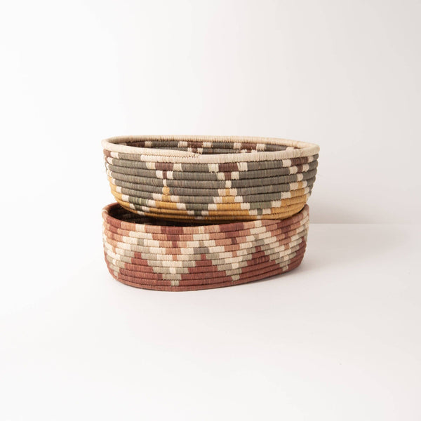 Small Zig Zag Basket ~ Elevate Collection