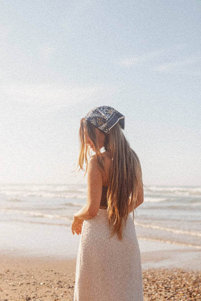 Boho Cotton Handmade Bandana Headscarf