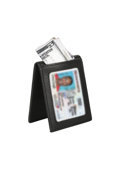 Diego Upcycled Leather Money Clip Card Wallet