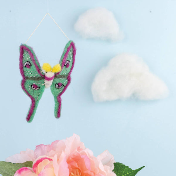 Luna Moth Ornament