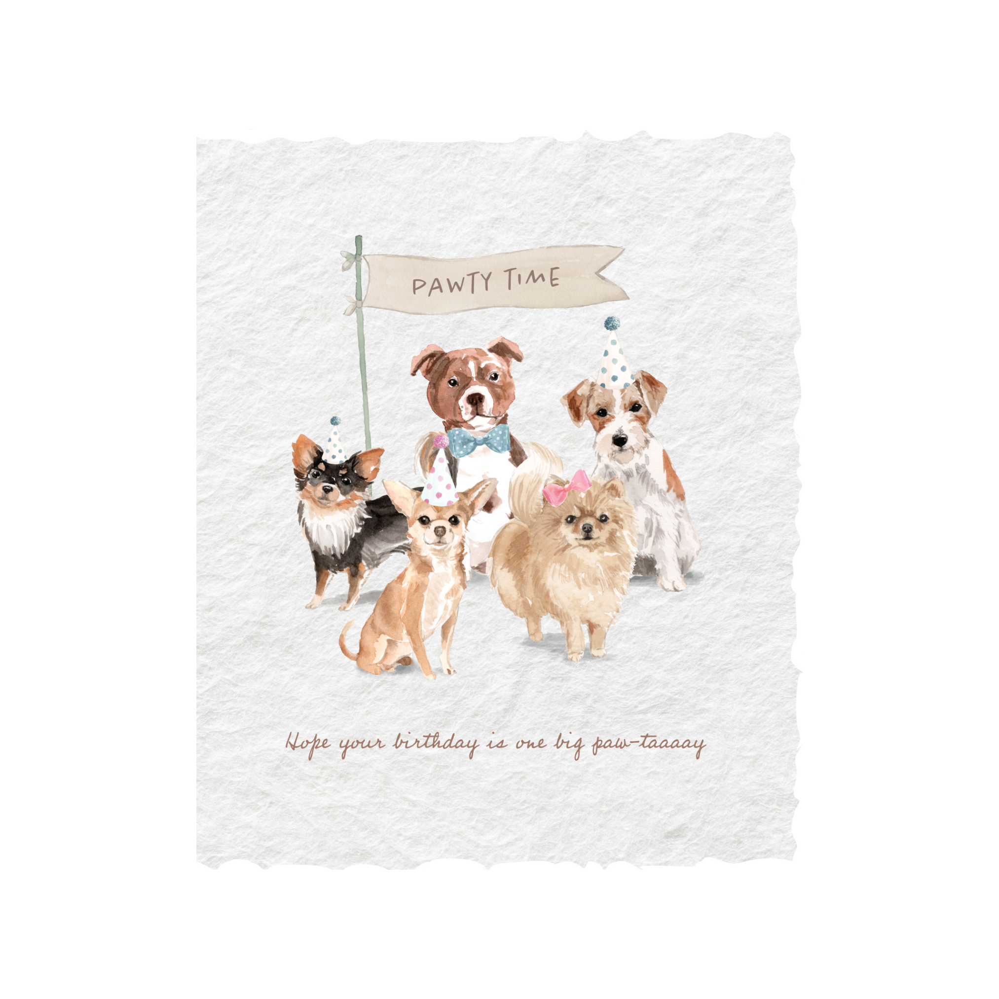 Birthday Paw-tay Dogs | Eco-Friendly Greeting Card