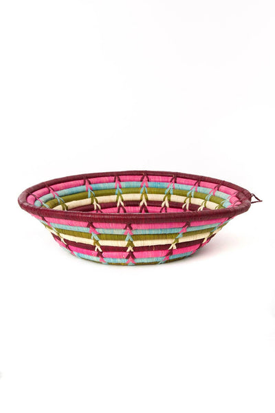 Ugandan Flower Garden Raffia Coil Baskets