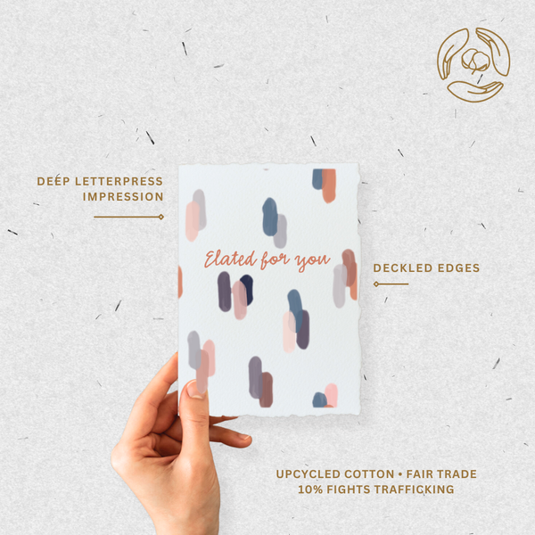 Final Stock | Elated for You | Congratulations Greeting Card