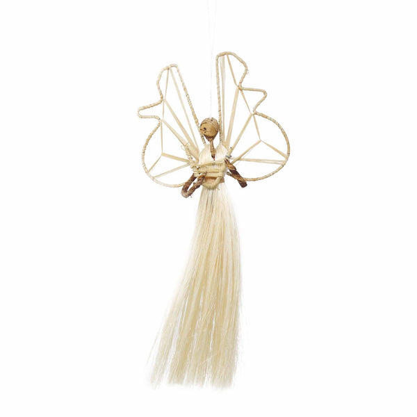 Sisal Angel Ornament