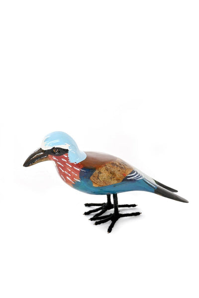 Petite Jacaranda Wood Roller Sculpture