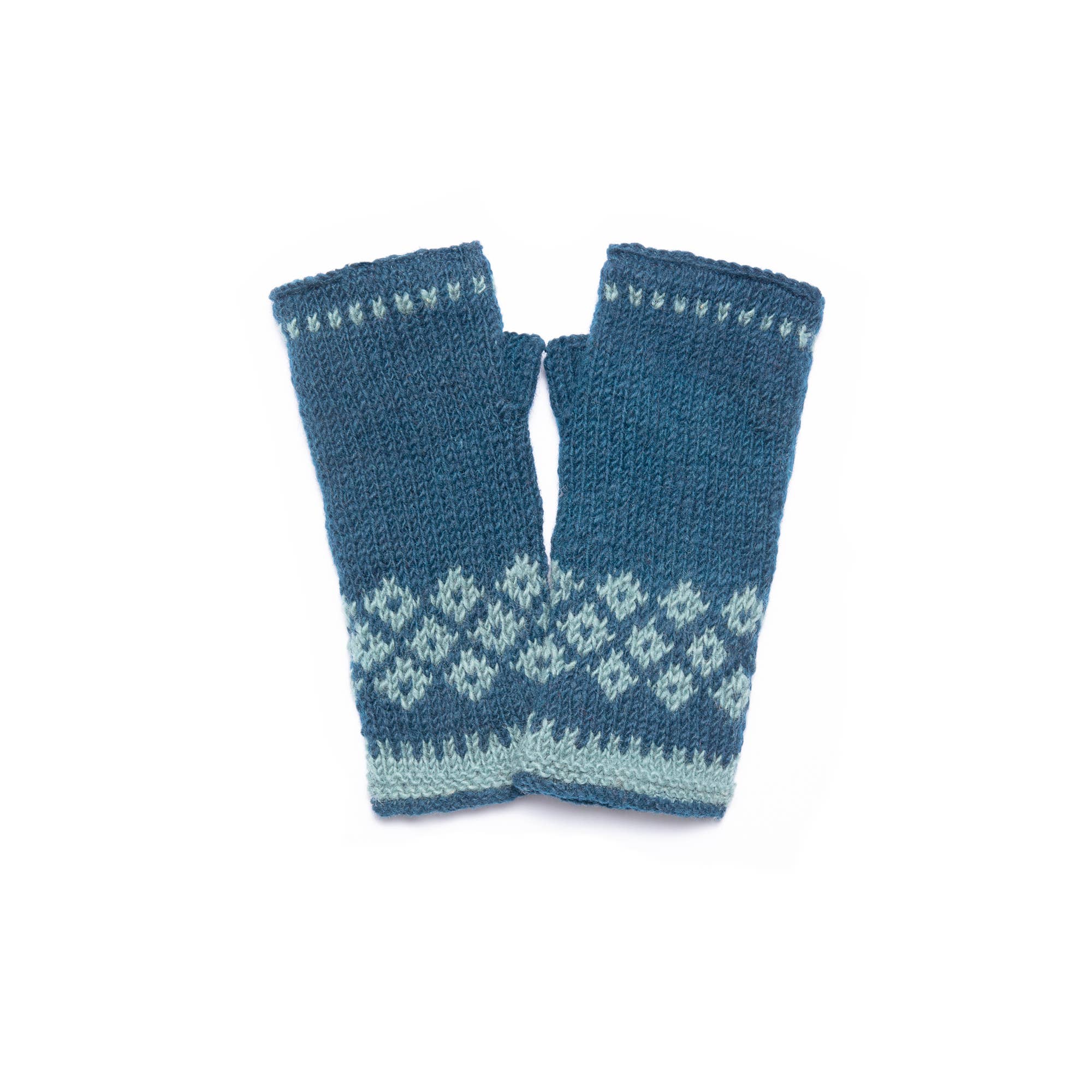 Vail Wool Knit Half Mittens