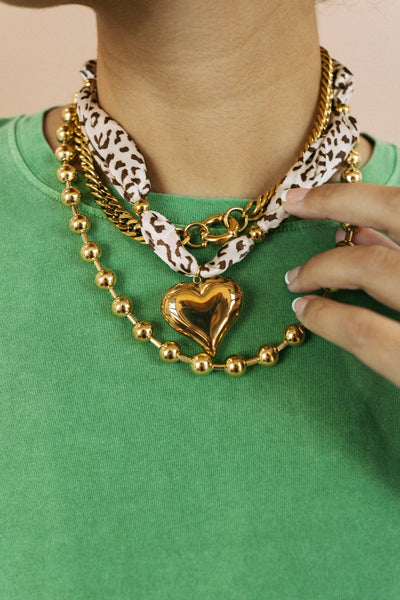 Barbara Beaded Necklace (Gold or Silver)