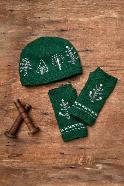 Daphne Evergreen Knit Beanie