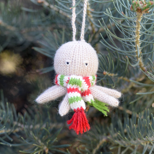 Octopus Holiday Ornaments
