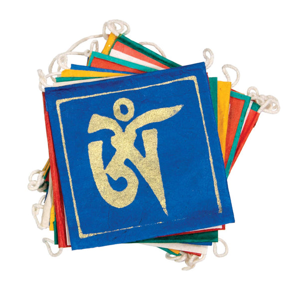 8' Sacred Mantra Paper Prayer Flag