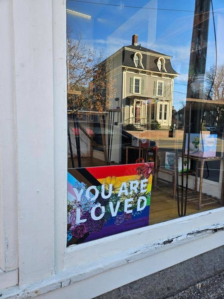 You Are Loved Sticker | LGBTQ Pride Gifts | Pride Flag Decal