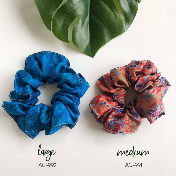 Sari Silk Scrunchie - Large