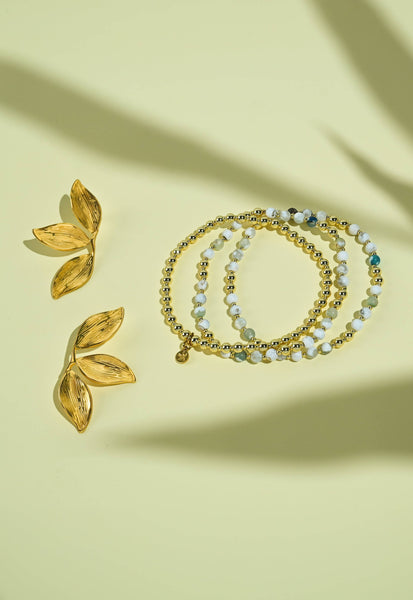 Light We Carry Bracelet Set in Agate