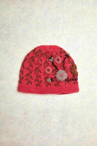 Lila Dusty Rose Knit Beanie