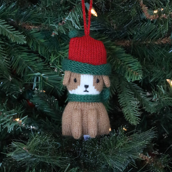 Holiday Puppy Ornaments