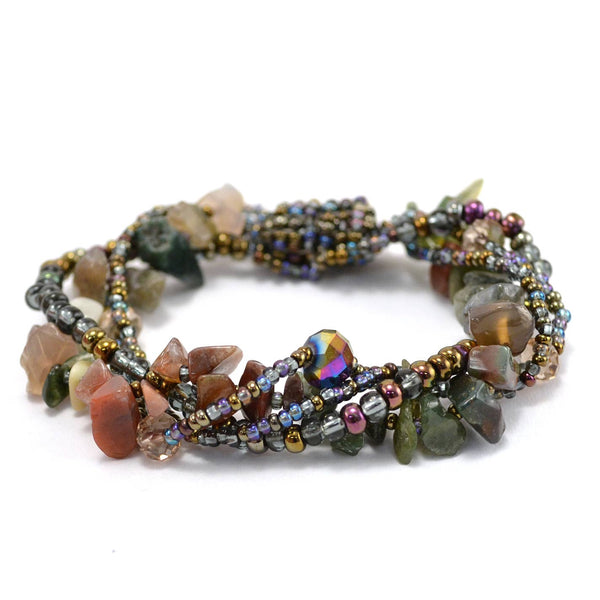 Small Rock Candy Magnetic Bracelet: 12 frost