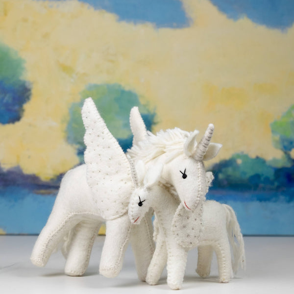 Toys - Unicorn - White - Large