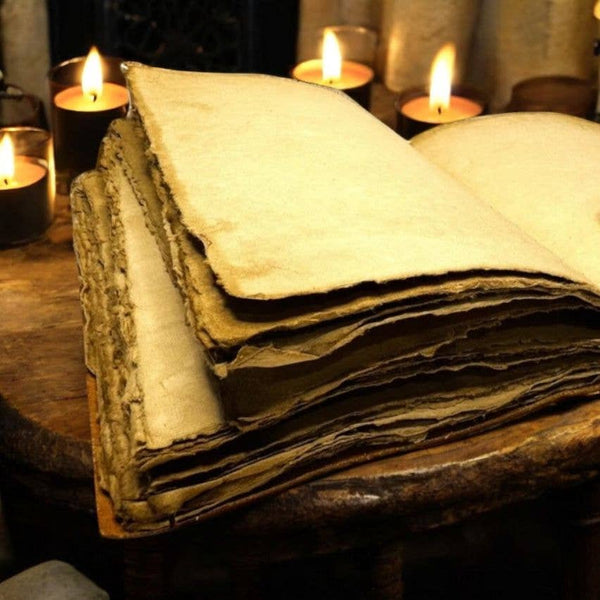Vintage leather Journal Blank Spell Book of Shadows Grimoire