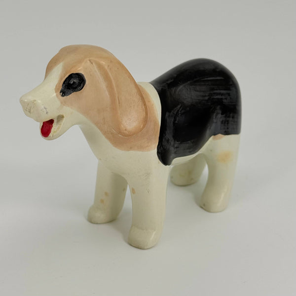 Soapstone Dog, hound Dog, Beagle, Foxhound, 5" 