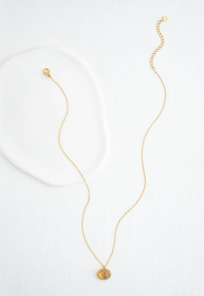 Hopeful Glow Necklace in Citrine
