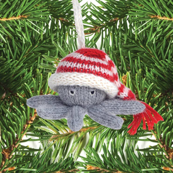 Octopus Holiday Ornaments