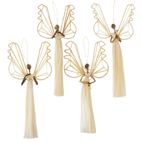 Sisal Angel Ornament