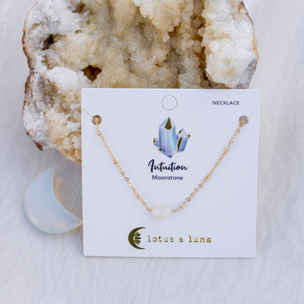 Intuition Stone of the Earth Necklace (Gold)