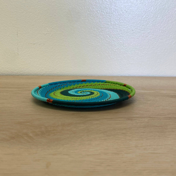 Teal Zulu Wire Baskets