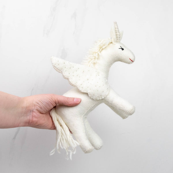 Toys - Unicorn - White - Large