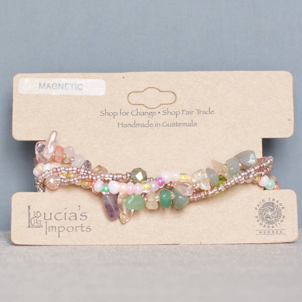 Small Rock Candy Magnetic Bracelet: 12 frost