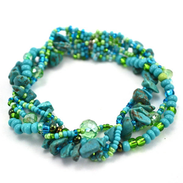 Small Rock Candy Magnetic Bracelet: 12 frost
