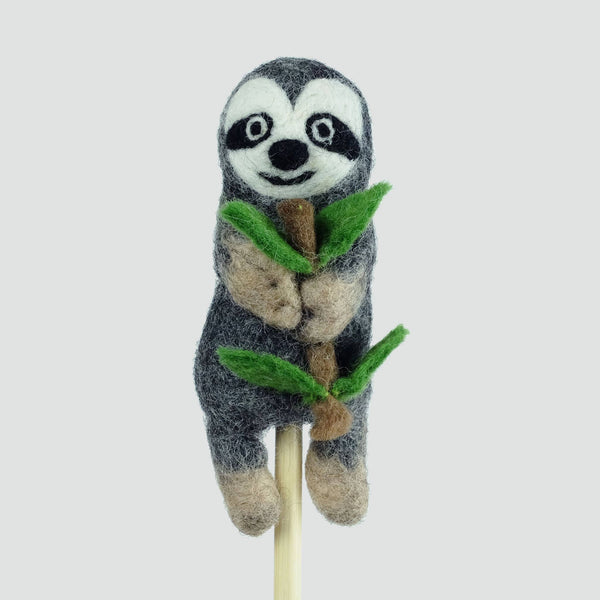 Felt Finger Puppets Sloth