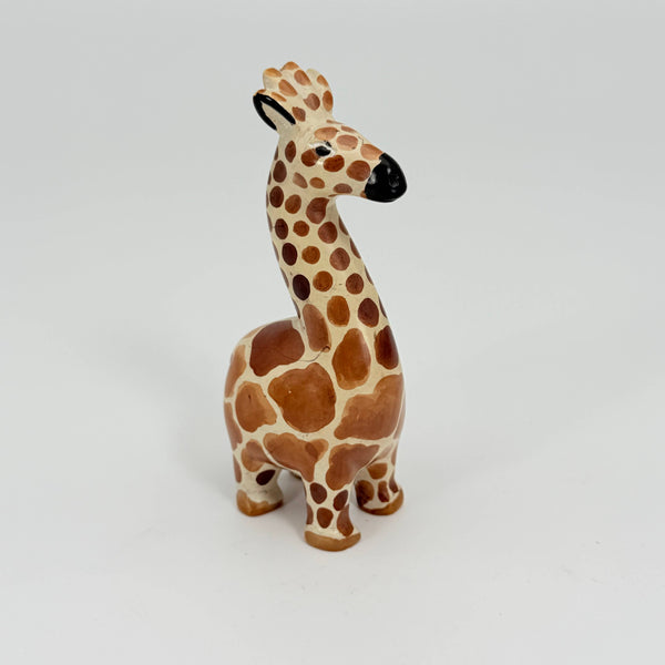 Soapstone Giraffe, Spotted Cute, 5" 