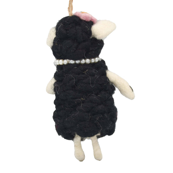 Black Sheep Felt Ornament
