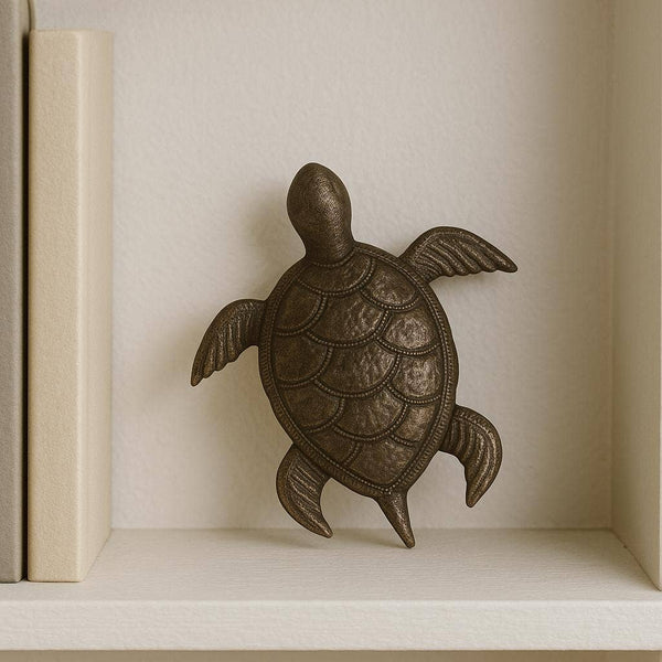 Haitian Steel Metal Art - Small Sea Turtle