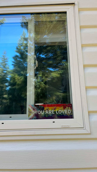 You Are Loved Rainbow Bumper Sticker | LGBTQ+ Pride Decal