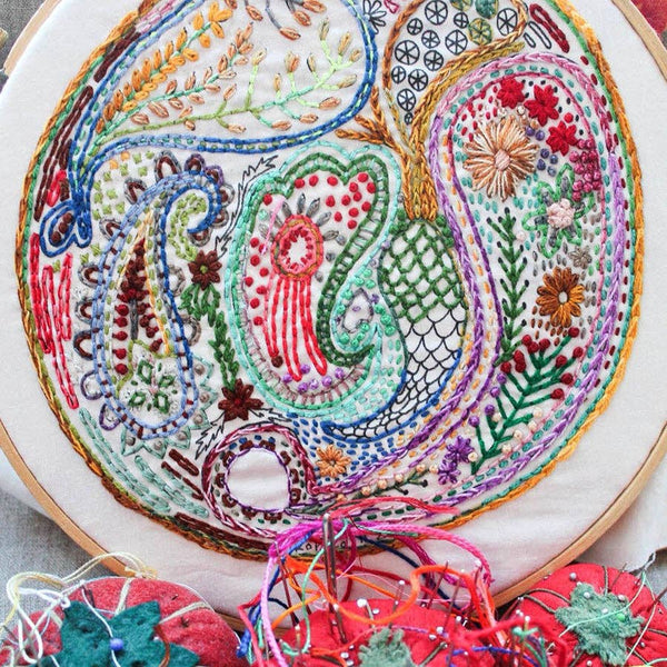 Paisley Printed Sampler
