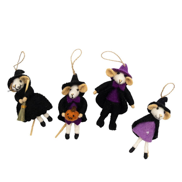 Ornament - Felt Halloween Mice