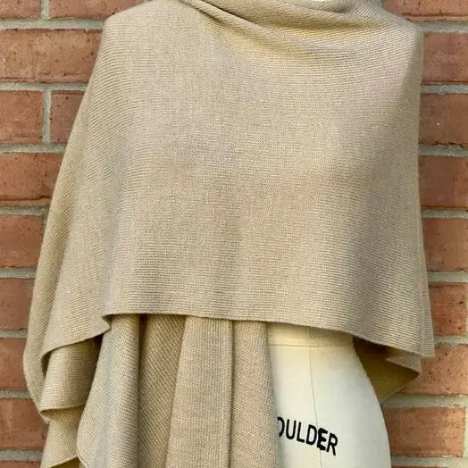 Alpaca Blend Knit Ruana Wrap – Creative Women of the World