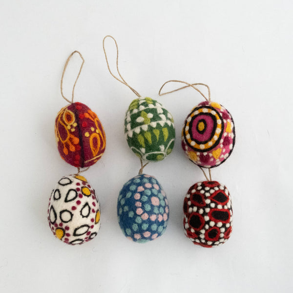 Ornament Jewel Tone Easter Eggs