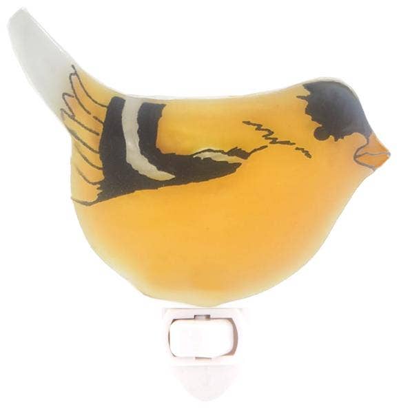 Goldfinch Back Yard Bird Nightlight / Night Light