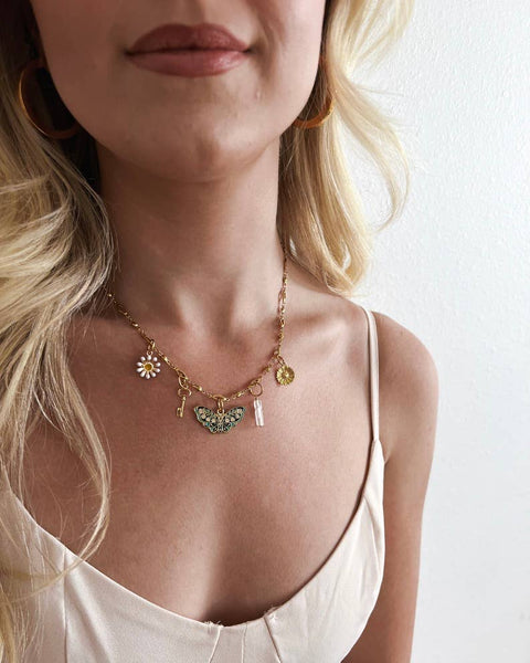 Fefe Butterfly Charm Necklace || Choose Style