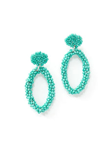 Fiesta Beaded Loop Earrings